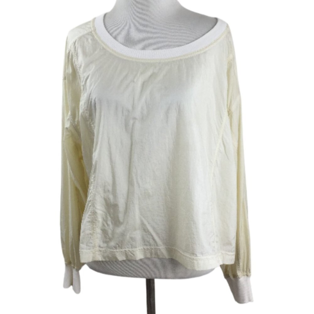 Anthropologie Daily Practice Cream Top s